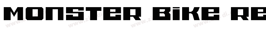 Monster Bike Regular字体转换